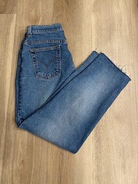 Levi’s 550 Relaxed Tapered Jeans Petite 10 High Rise Vintage Style Mom Jeans